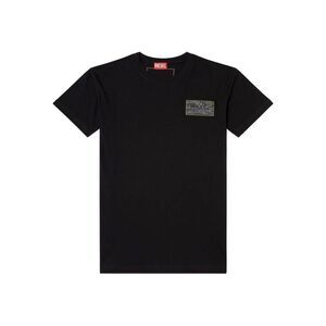 DIESEL Men's Graphic Print T-Shirt Men BLACK T-Shirts